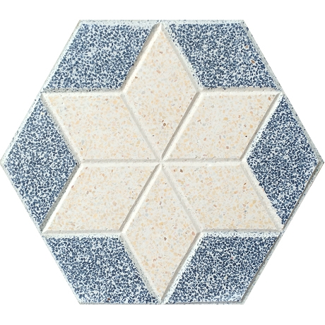 Multi-colour Terrazzo tile OD2-HX3/1